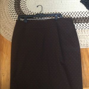 Elie Tahari brown skirt